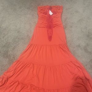 Sky tube tup crochet chest mermaid summer dress